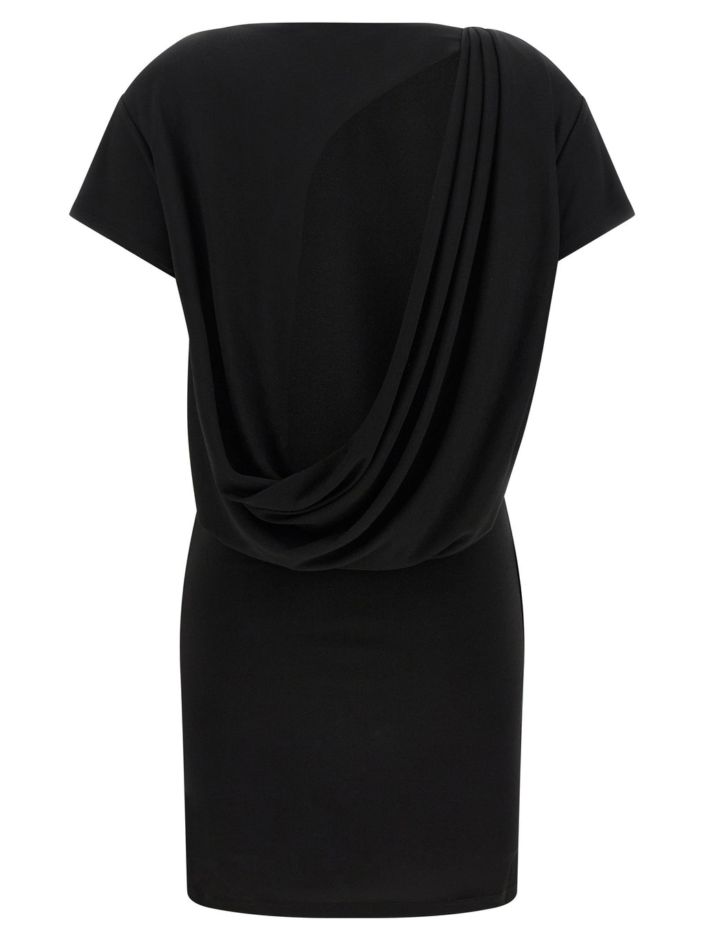 Jacquemus Black Viscose Short Dress