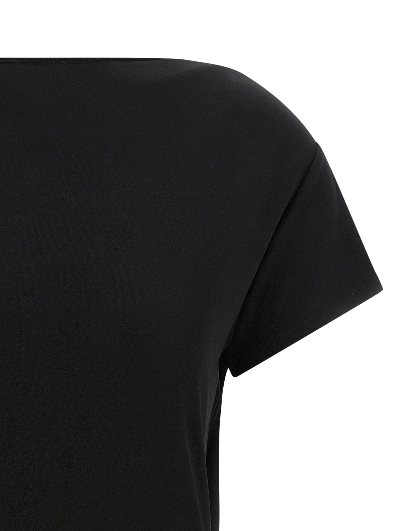 Jacquemus Black Viscose Short Dress