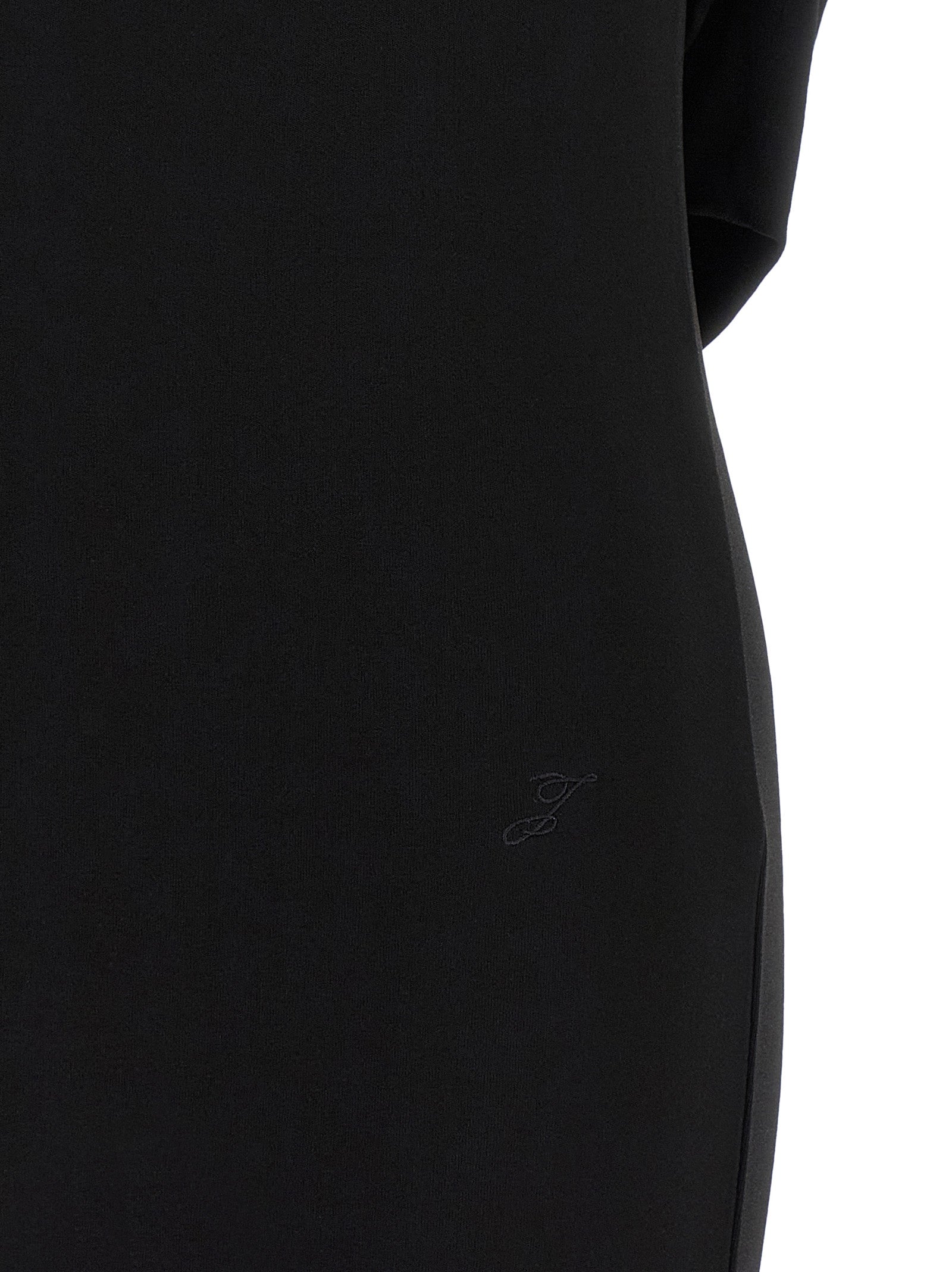 Jacquemus Black Viscose Short Dress