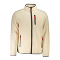 Norway 1963 Beige Polyester Men Sweater with Multiple Pockets