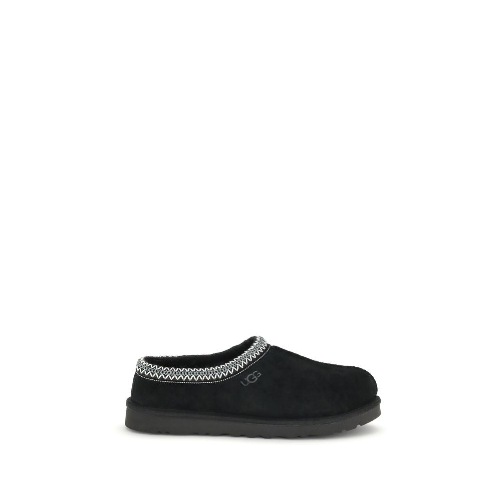 UGG Black Leather Mules