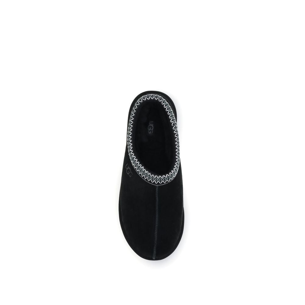 UGG Black Leather Mules