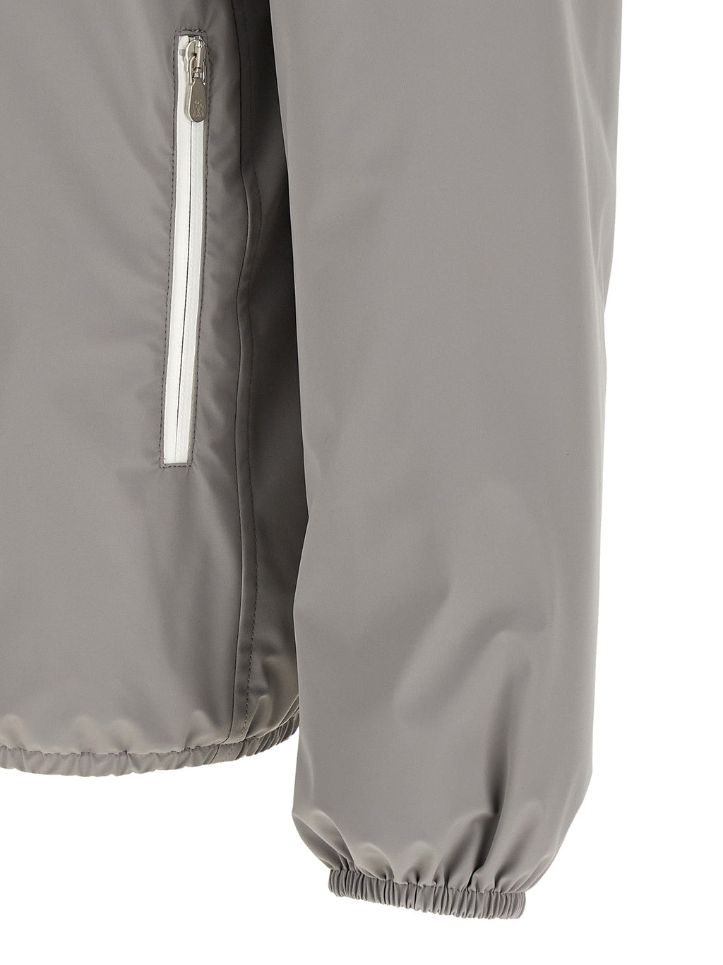 Brunello Cucinelli Gray Polyamide Shell Jacket