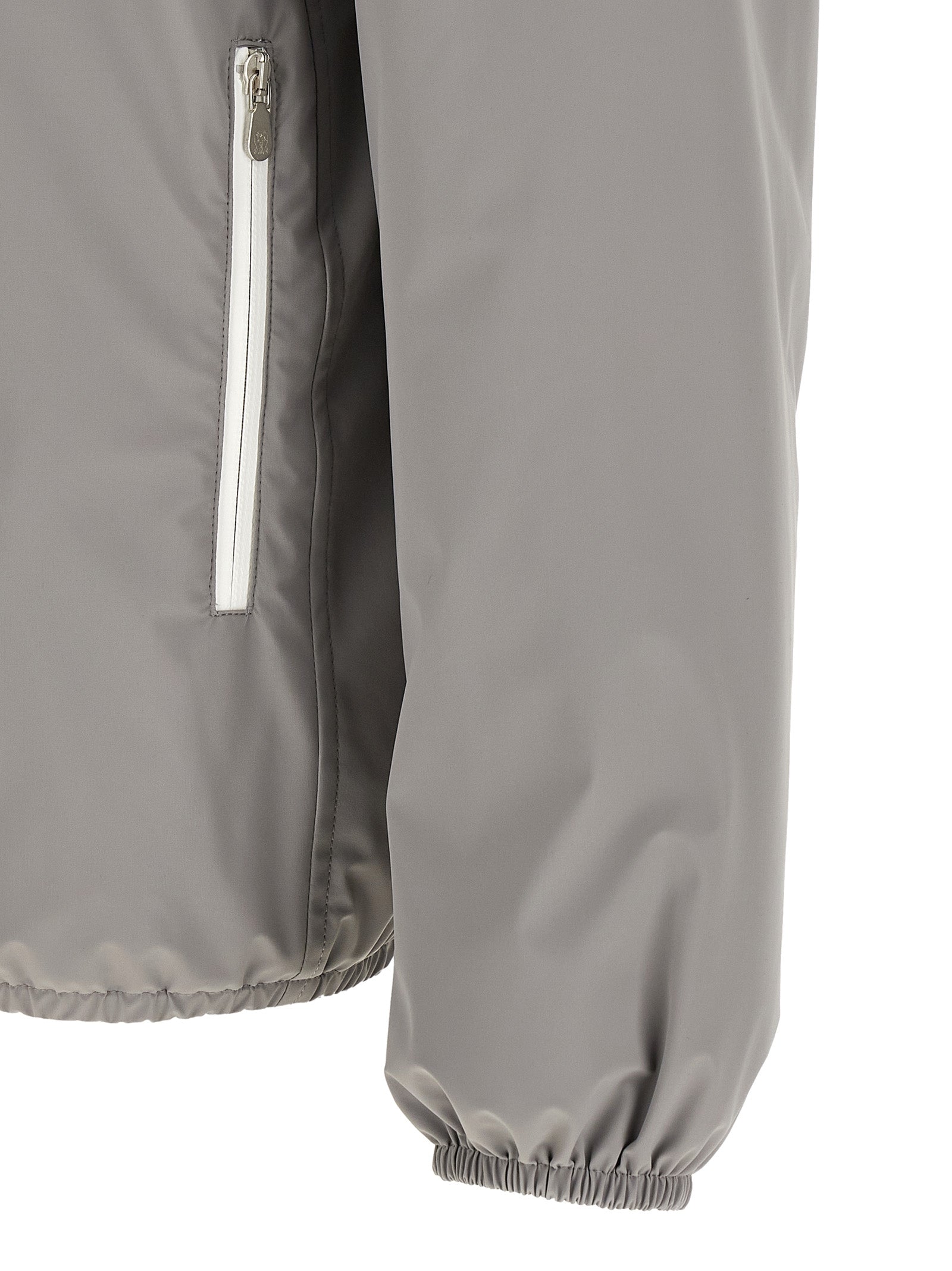 Brunello Cucinelli Gray Polyamide Shell Jacket