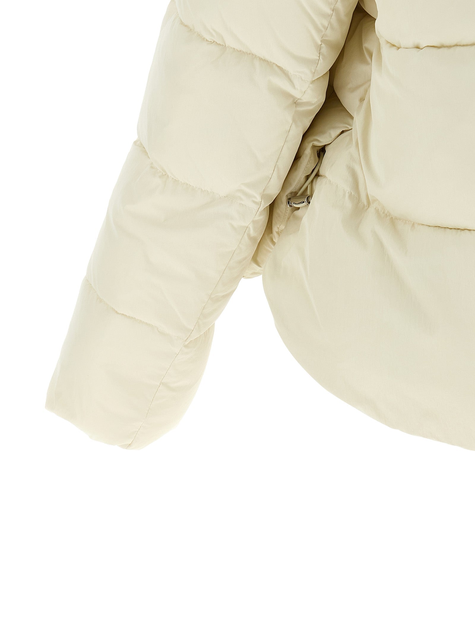 PINKO Beige Polyamide Full-Length Jacket PINKO