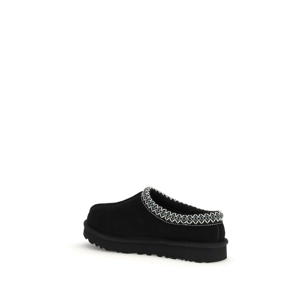 UGG Black Leather Mules