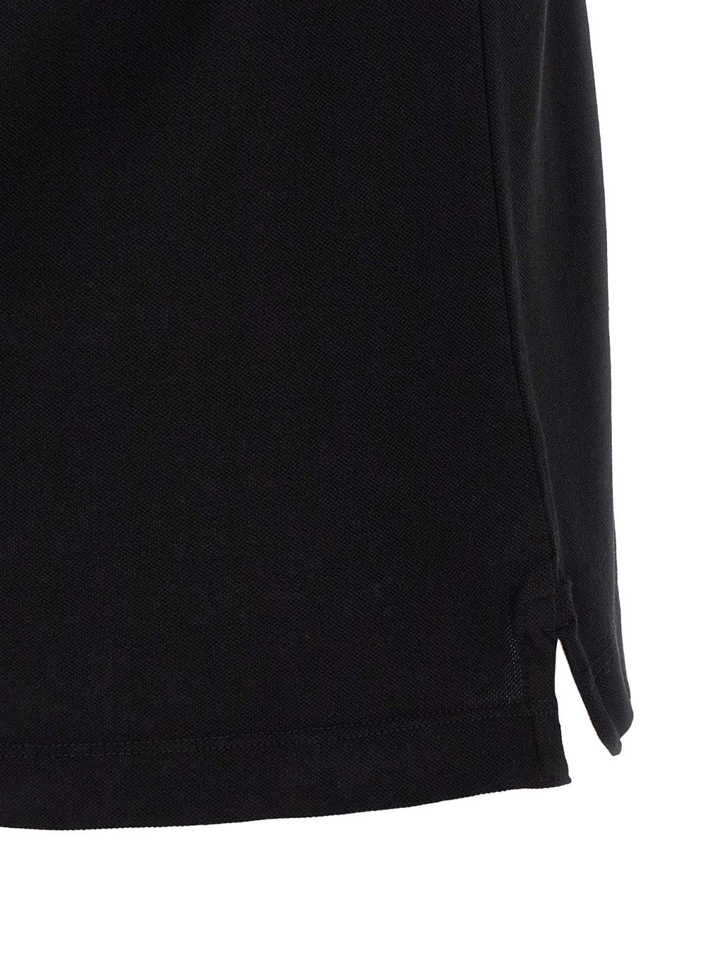 Stone Island Black Cotton Polo Shirt Stone Island