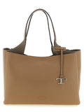 Tod's Brown Calfskin Tote Bag Tod's