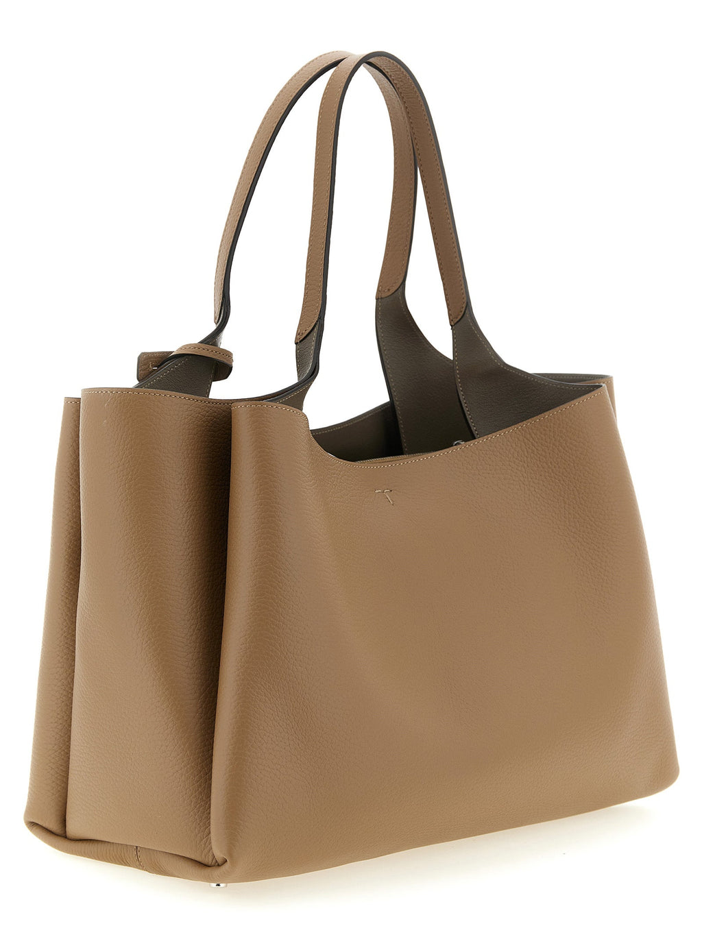 Tod's Brown Calfskin Tote Bag Tod's