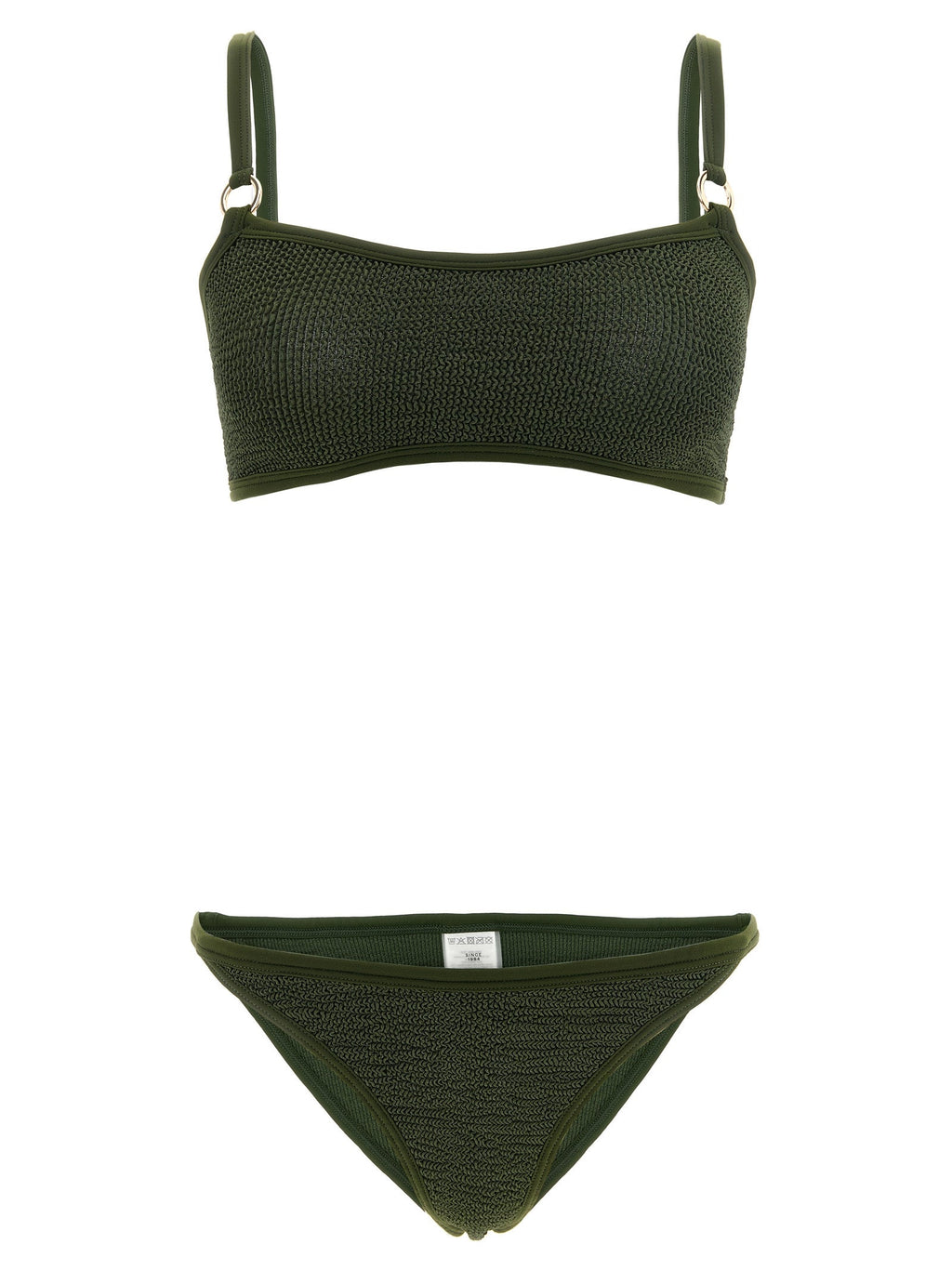 Hunza G Bicolor Polyamide Bikini Hunza G
