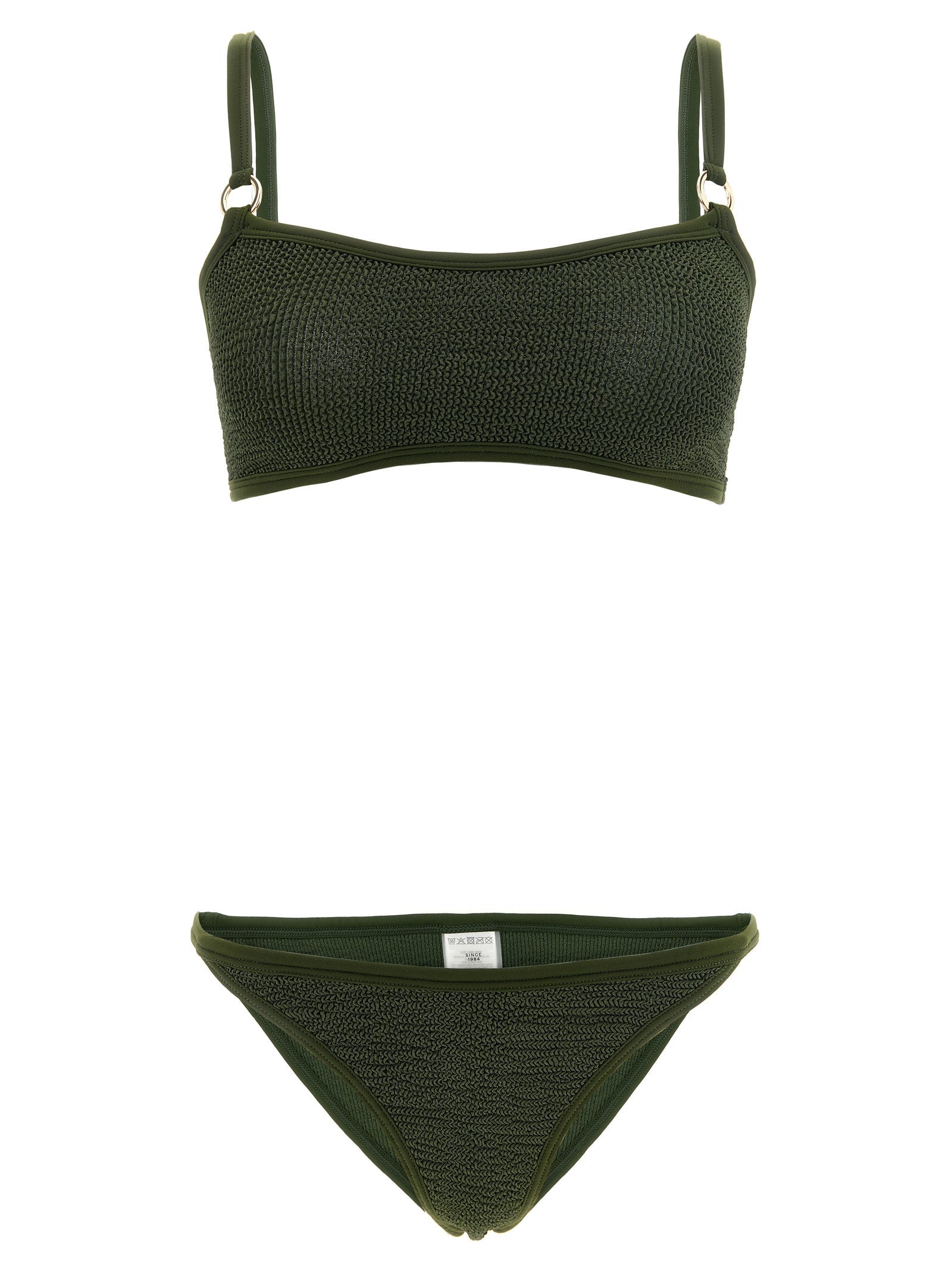 Hunza G Bicolor Polyamide Bikini Hunza G