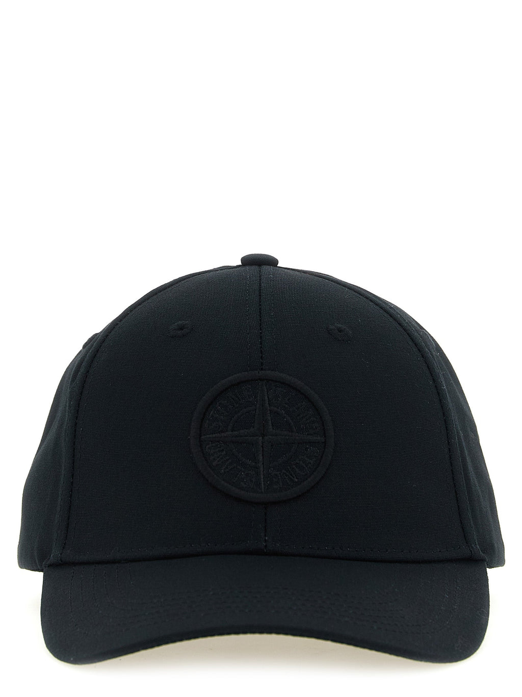 Stone Island Black Cotton Cap (Baseball Hat)
