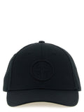 Stone Island Black Cotton Cap (Baseball Hat)