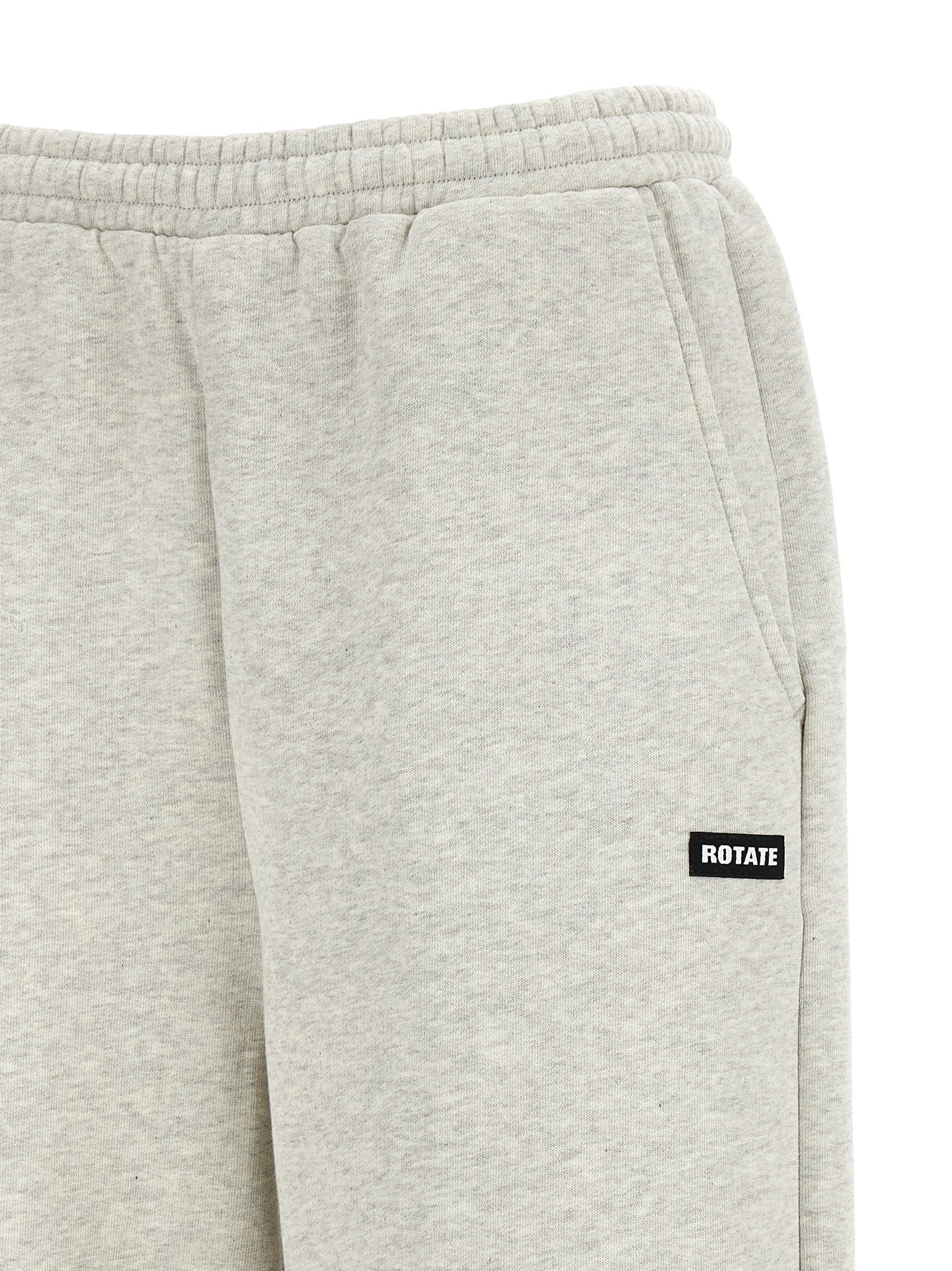 ROTATE BIRGER CHRISTENSEN White Organic Cotton Casual Pants ROTATE BIRGER CHRISTENSEN