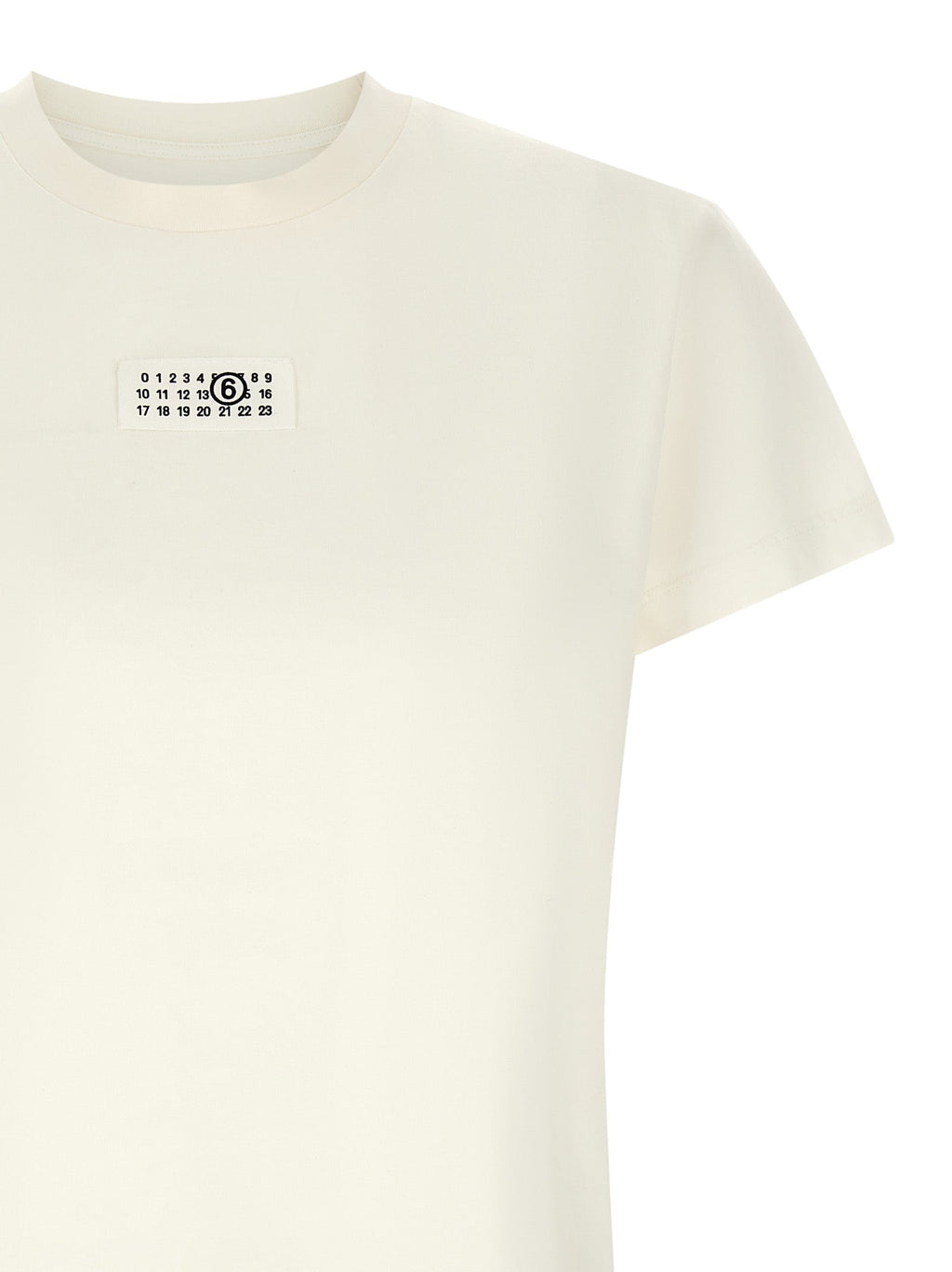 MM6 Maison Margiela White Cotton T-Shirt