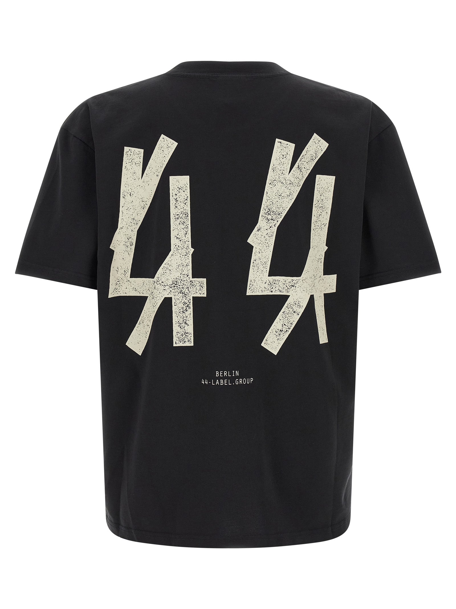 44 Label Group Black Cotton T-Shirt 44 Label Group