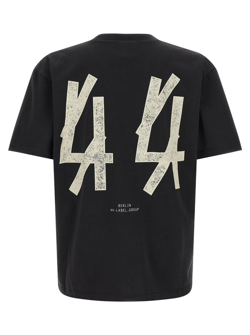 44 Label Group Black Cotton T-Shirt 44 Label Group