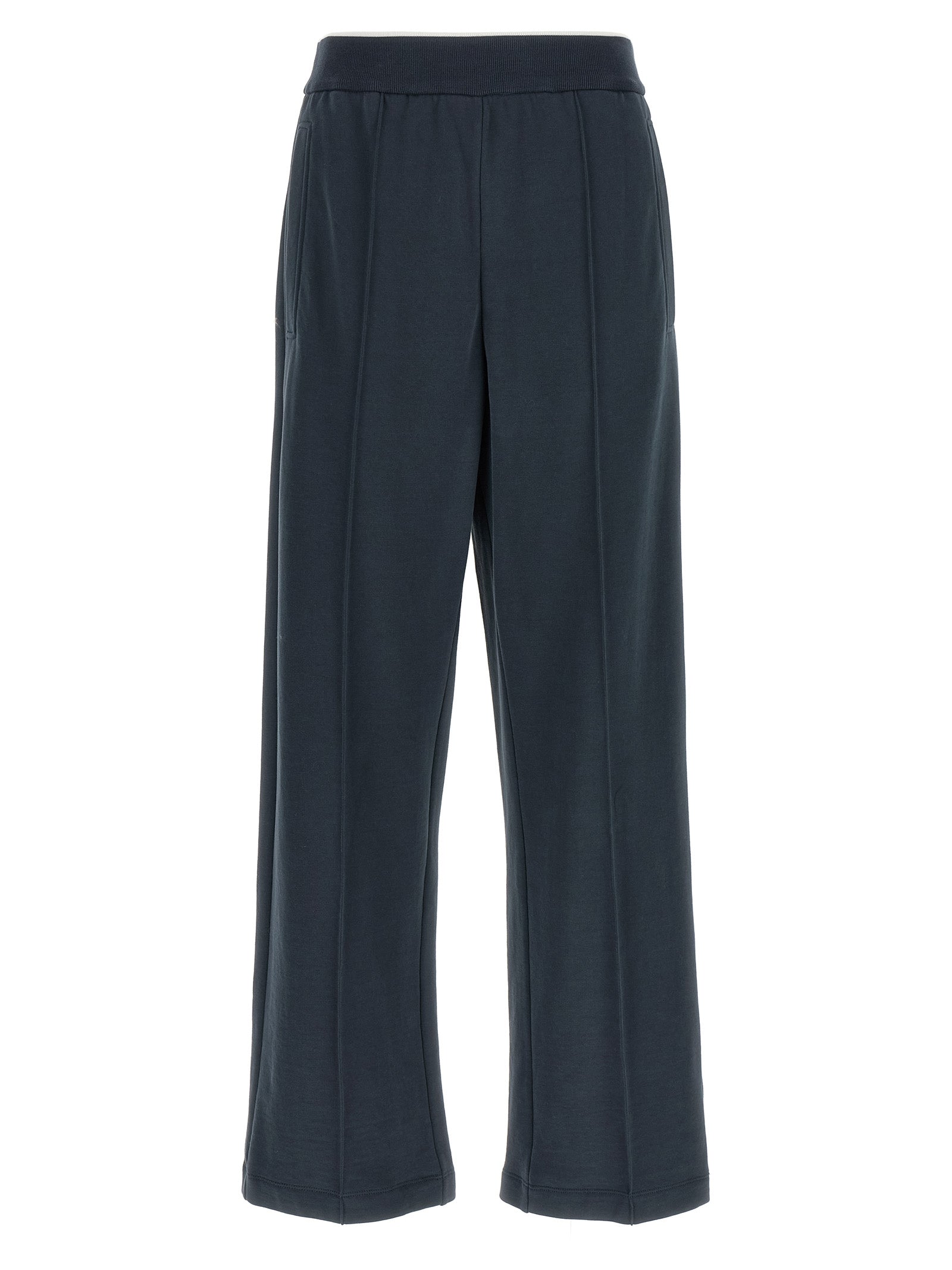 Brunello Cucinelli Blue Cotton Joggers (Workout Pants) Brunello Cucinelli