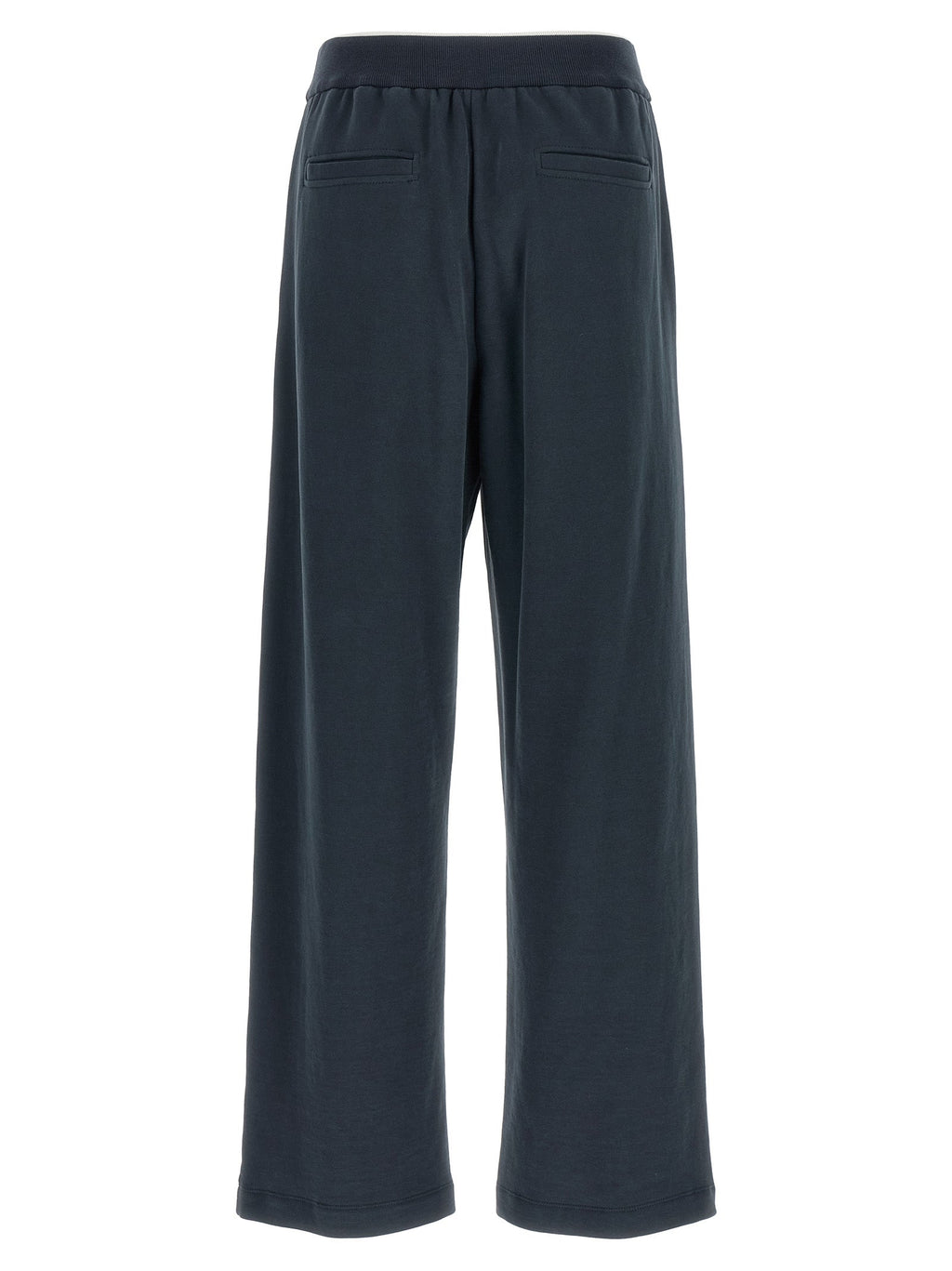 Brunello Cucinelli Blue Cotton Joggers (Workout Pants) Brunello Cucinelli