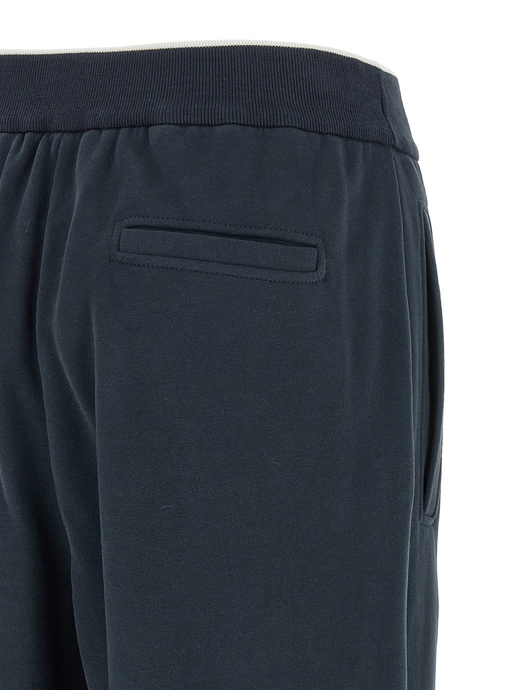 Brunello Cucinelli Blue Cotton Joggers (Workout Pants) Brunello Cucinelli