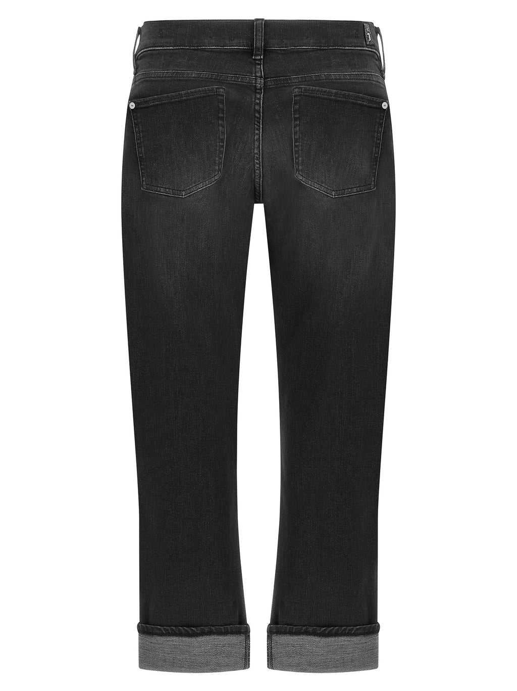 7 For All Mankind Black Cotton Relaxed Fit Jeans 7 For All Mankind