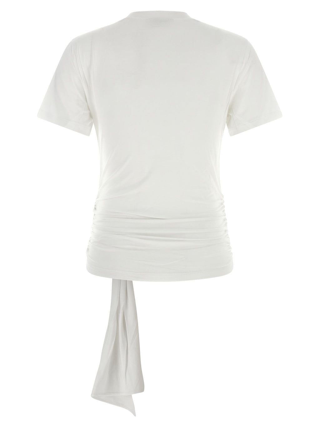 7 For All Mankind White Lyocell T-Shirt