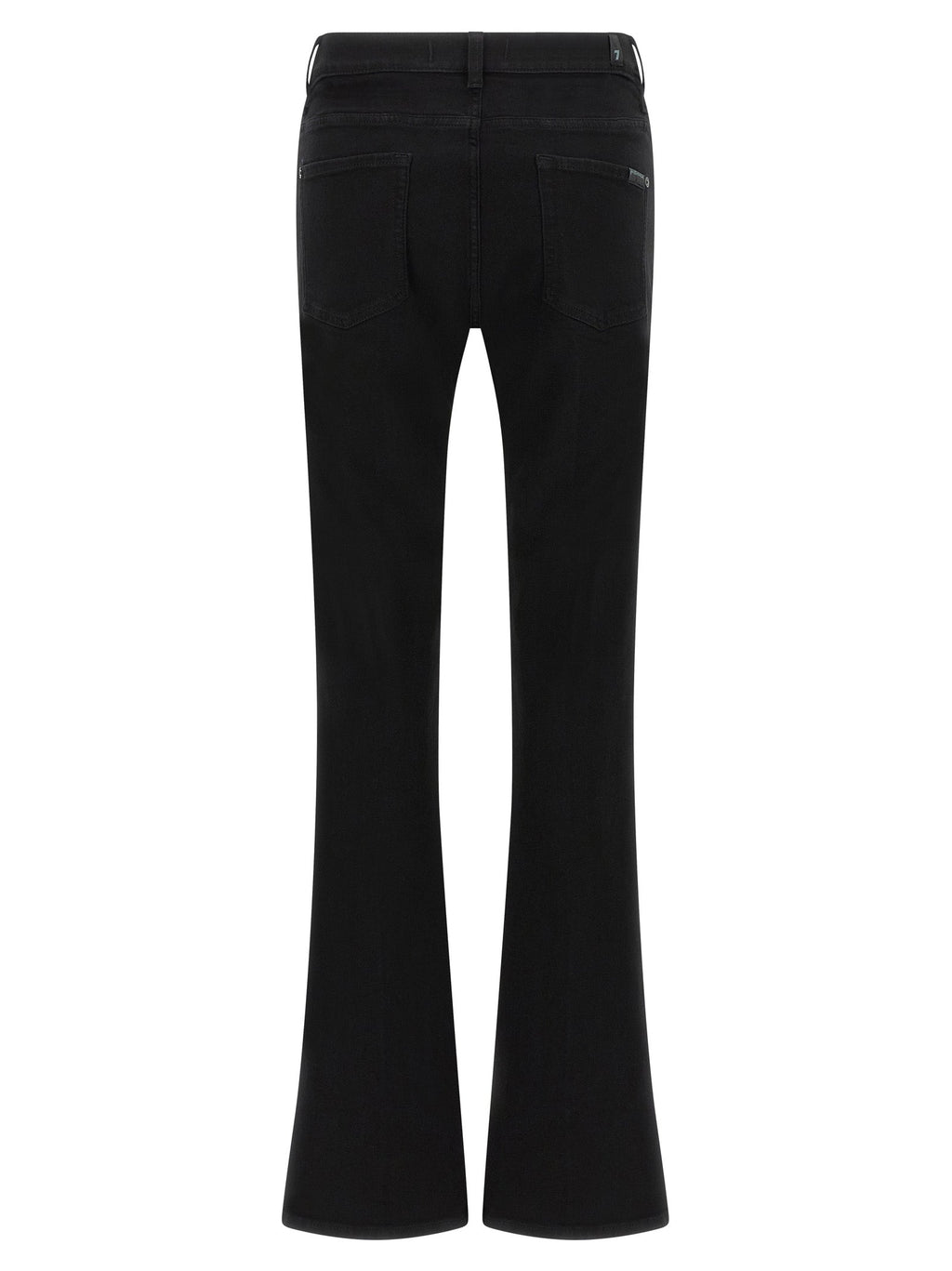 7 For All Mankind Black Cotton Bootcut Jeans 7 For All Mankind