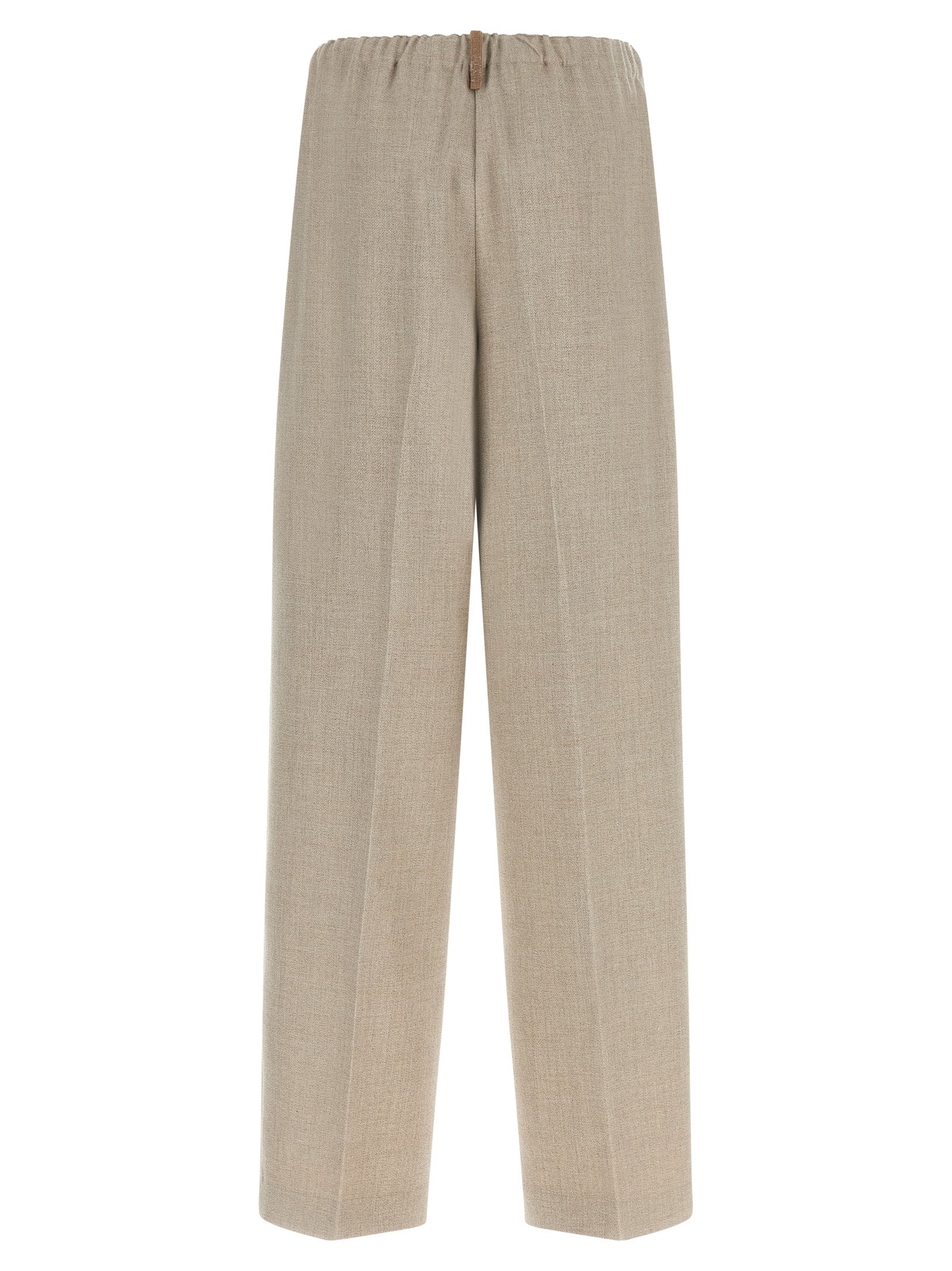 Fabiana Filippi Beige Polyester Casual Pants Fabiana Filippi