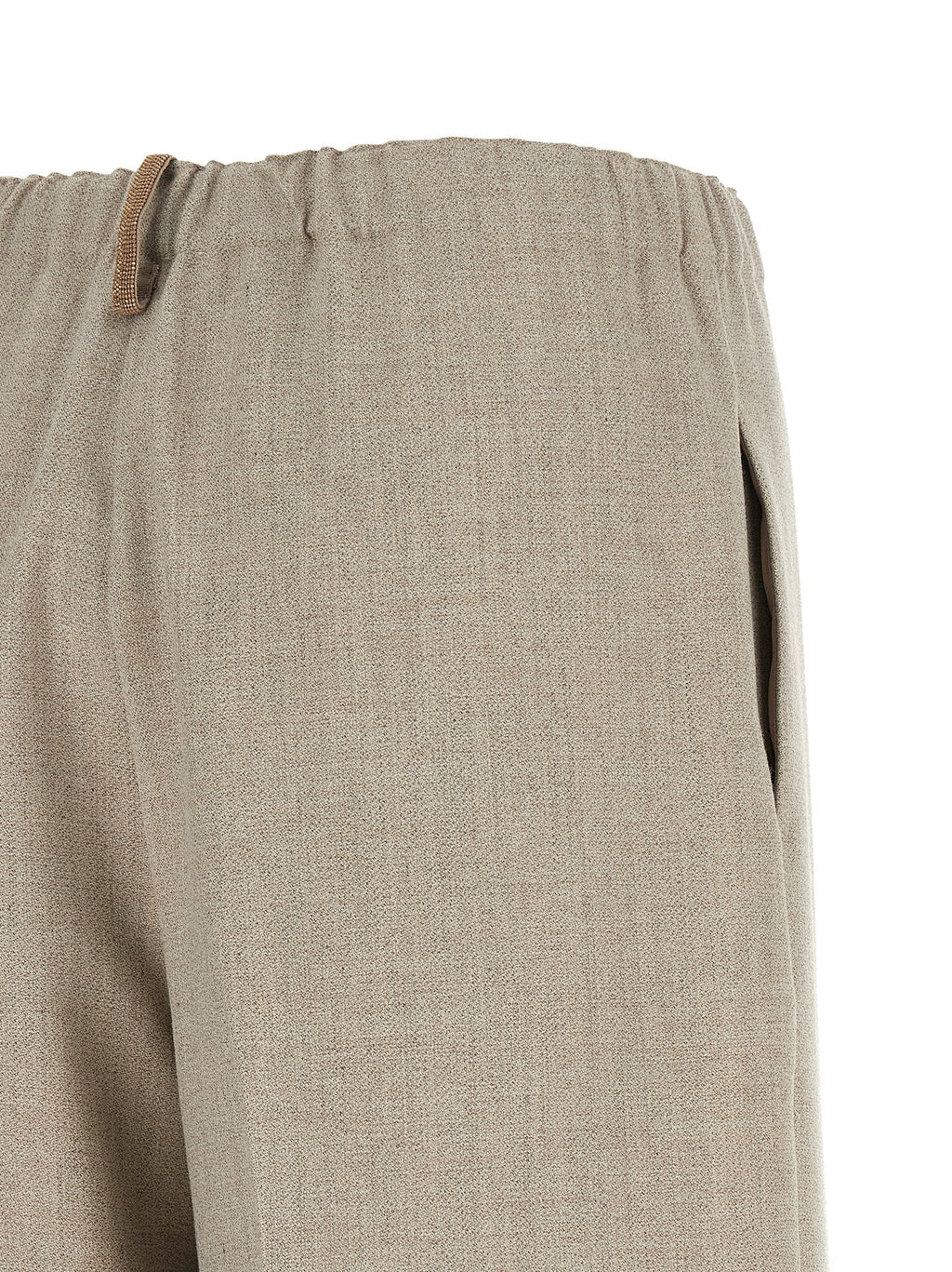 Fabiana Filippi Beige Polyester Casual Pants Fabiana Filippi