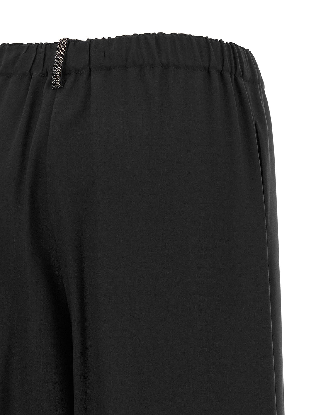 Fabiana Filippi Black Virgin Wool Casual Pants Fabiana Filippi