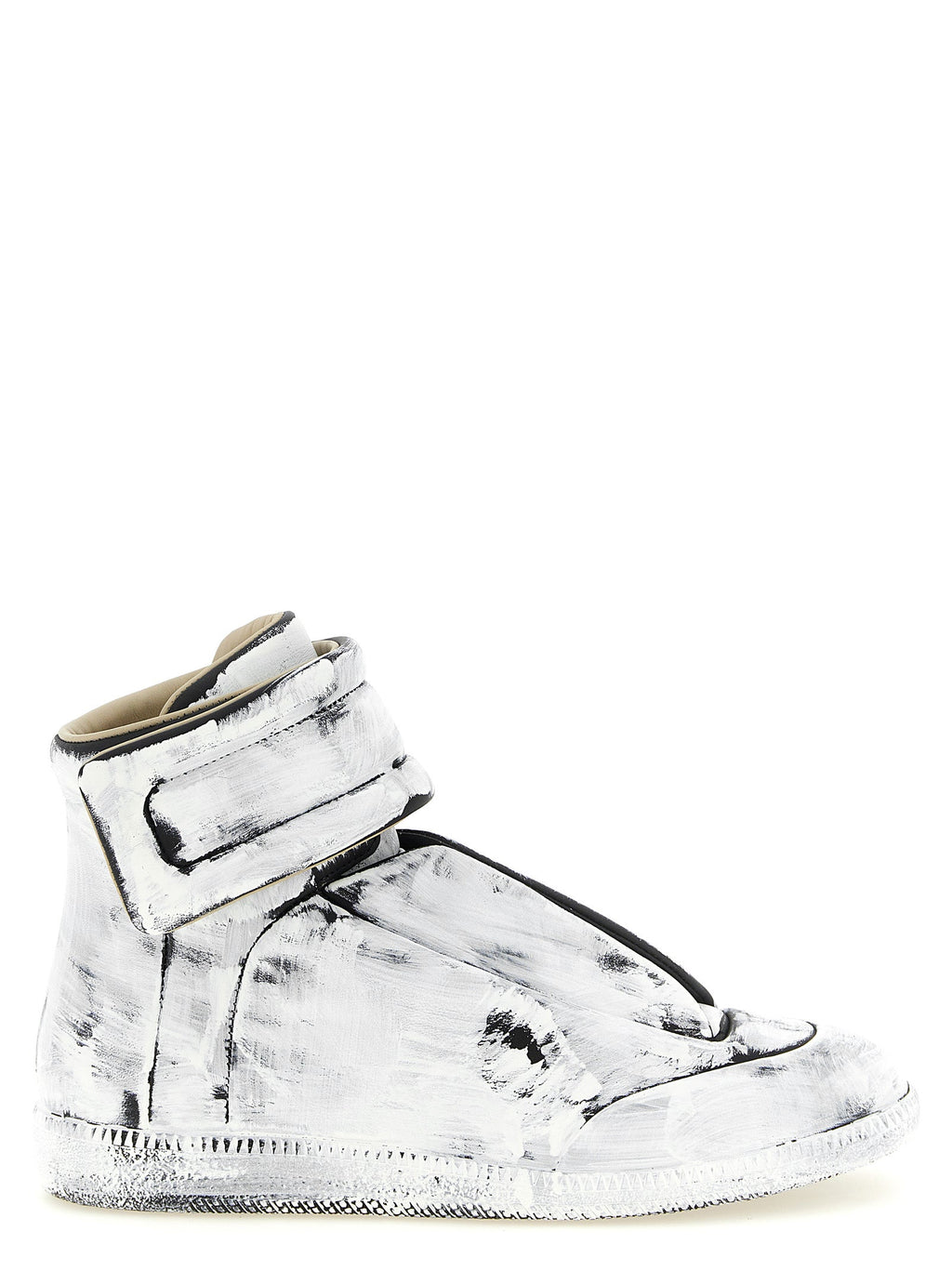 Maison Margiela Bicolor Calfskin Athletic Sneakers Maison Margiela