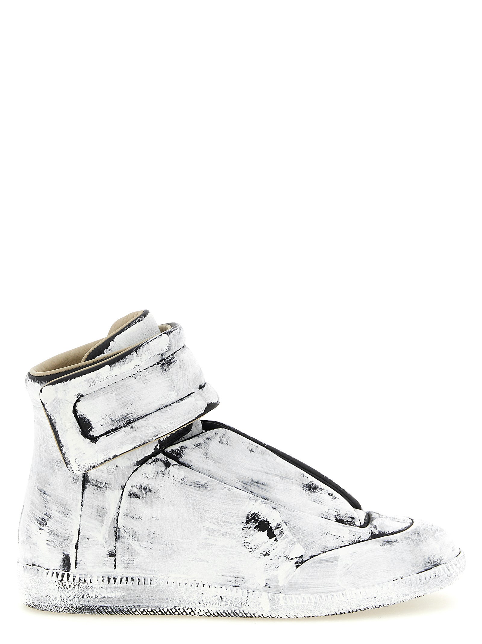 Maison Margiela Bicolor Calfskin Athletic Sneakers Maison Margiela