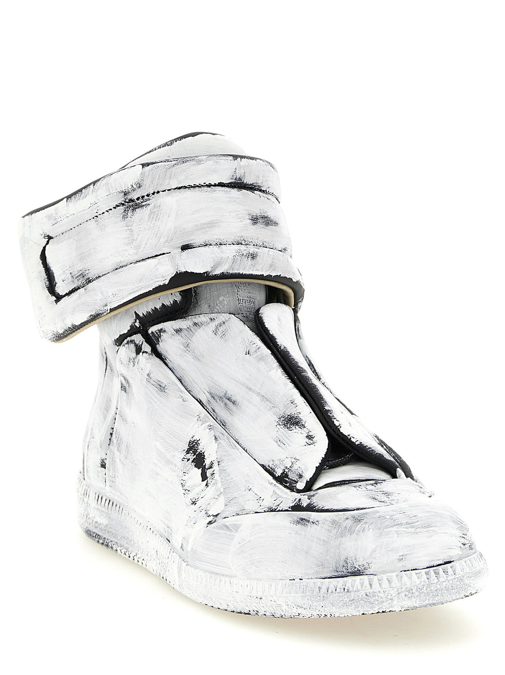Maison Margiela Bicolor Calfskin Athletic Sneakers Maison Margiela