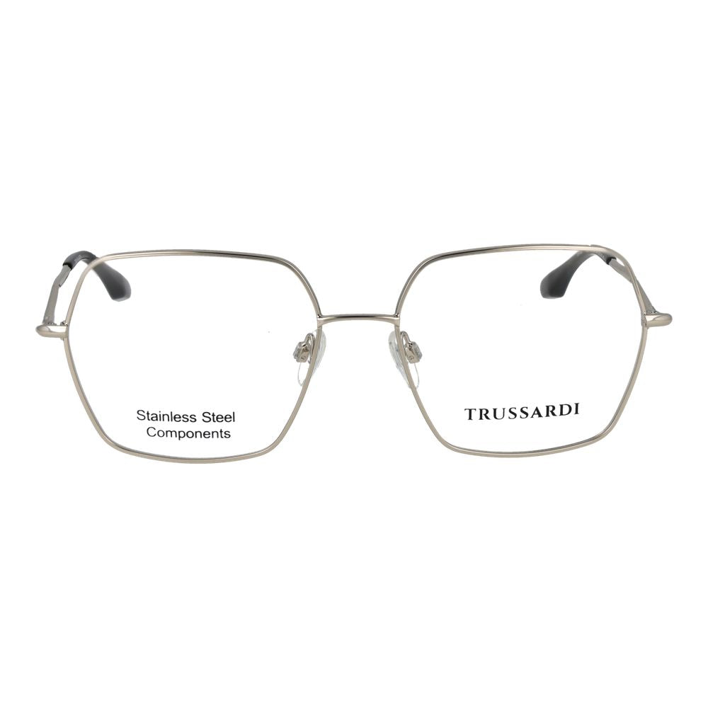 Trussardi Silver Stainless Steel Glasses (Frames)