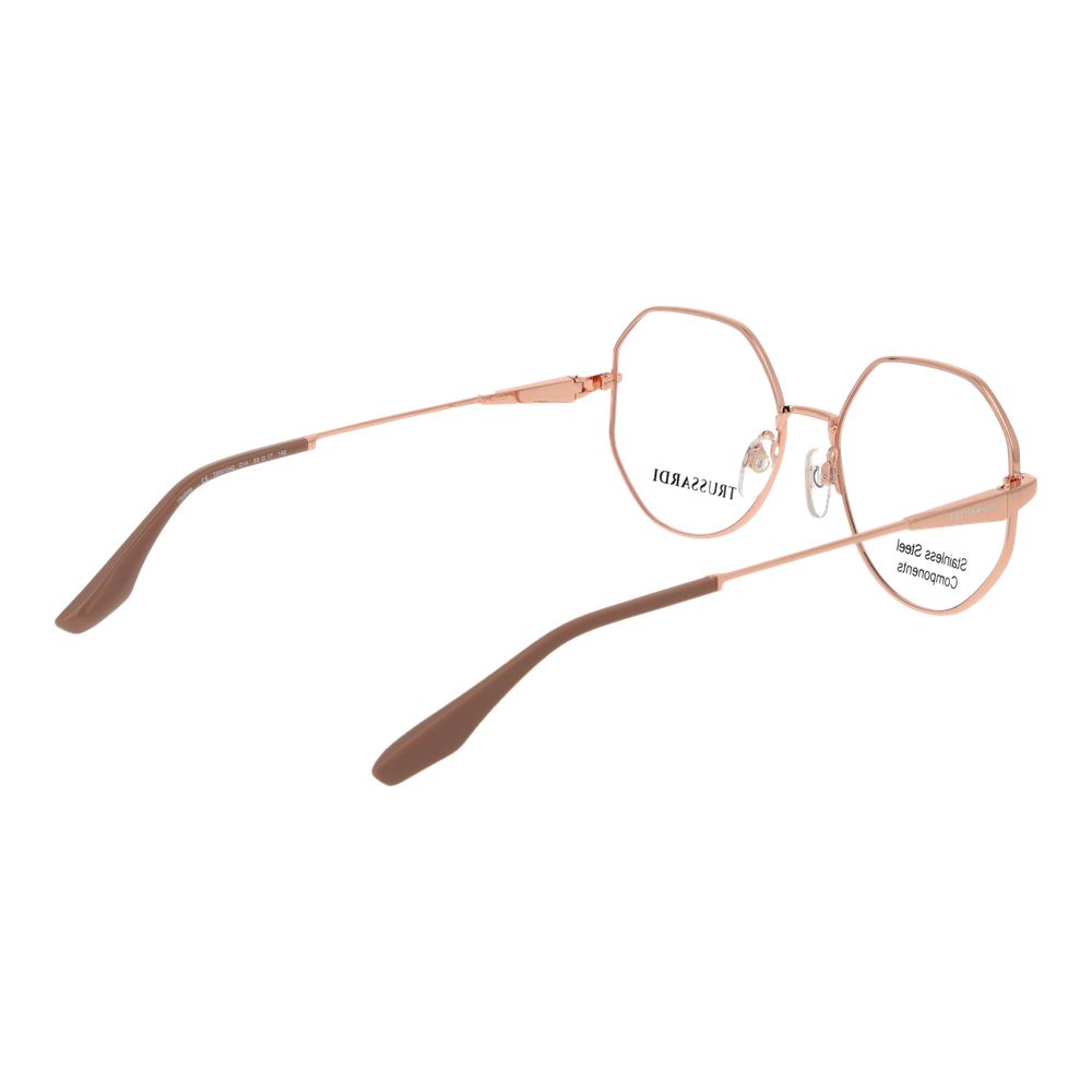 Trussardi Pink Stainless Steel Glasses (Frames)