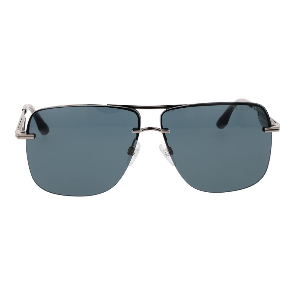 Trussardi Silver Metal Sunglasses