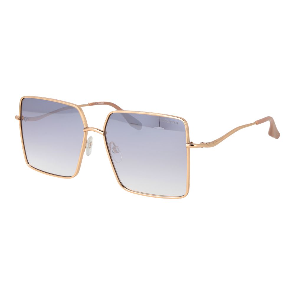 Trussardi Gold Stainless Steel Sunglasses