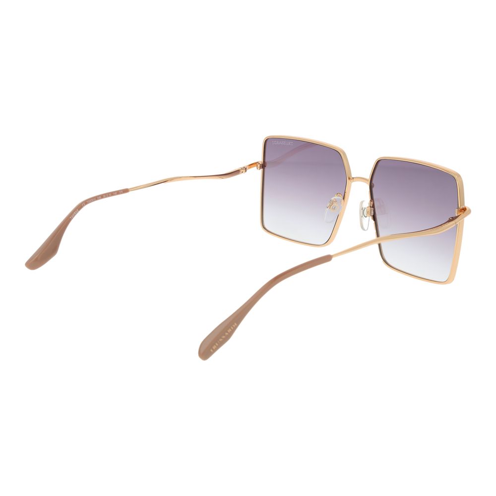 Trussardi Gold Stainless Steel Sunglasses