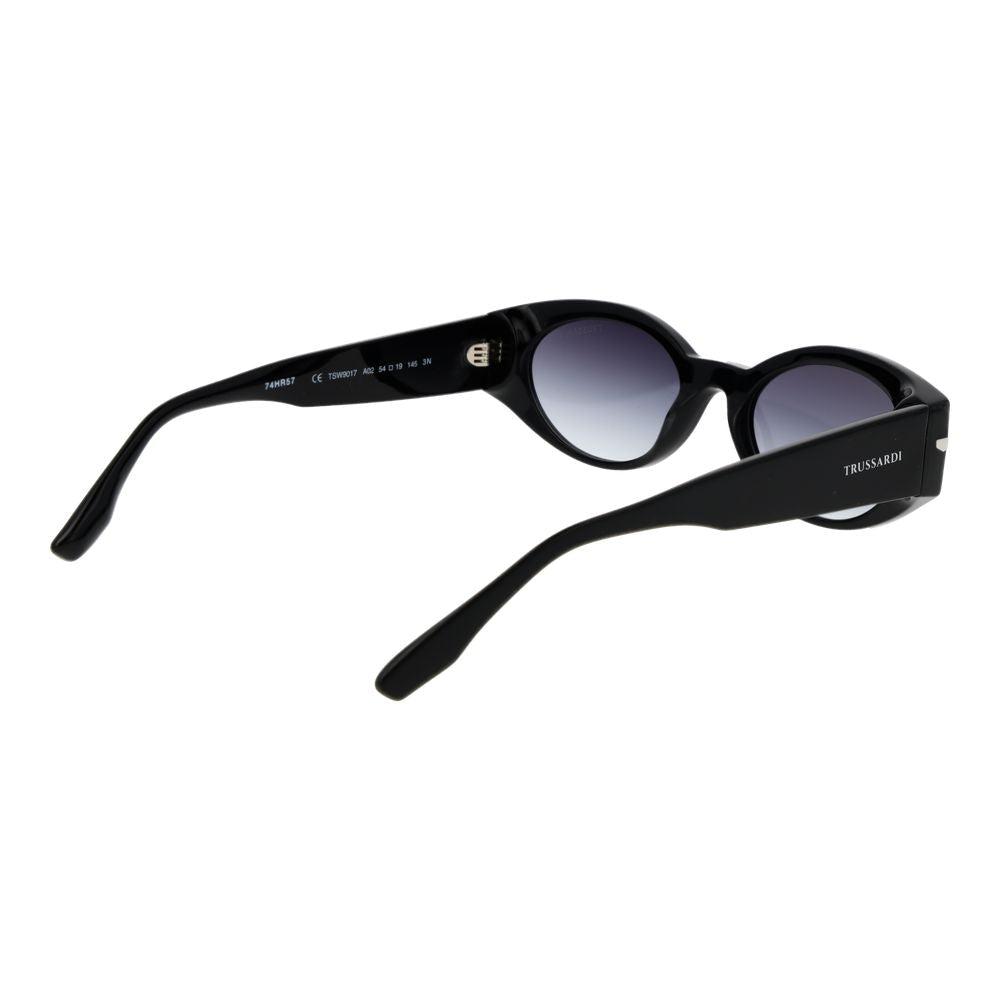 Trussardi Black Acetate Sunglasses