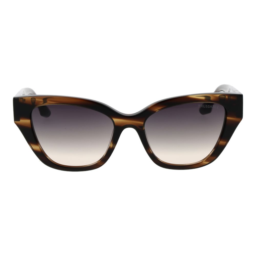 Trussardi Brown Acetate Sunglasses