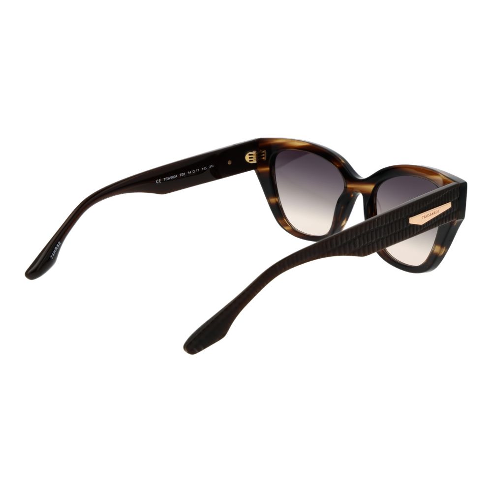 Trussardi Brown Acetate Sunglasses