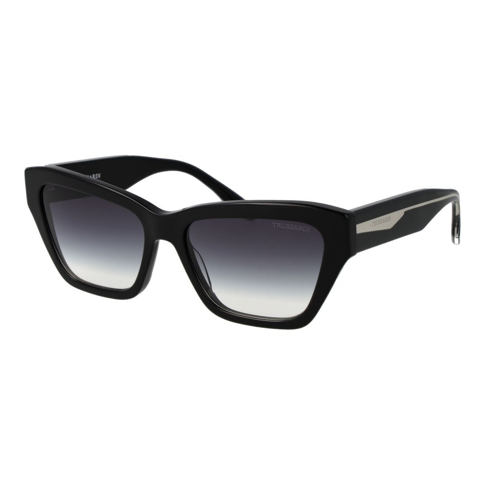 Trussardi Black Acetate Sunglasses