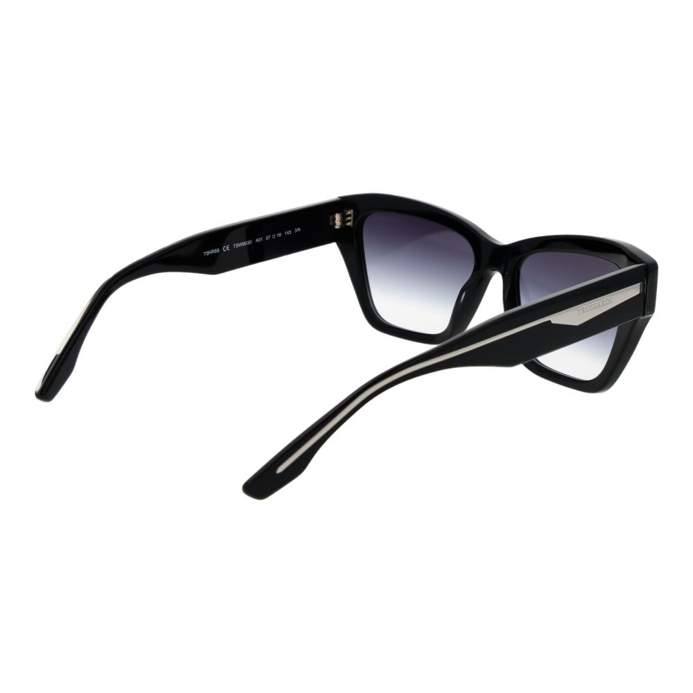 Trussardi Black Acetate Sunglasses
