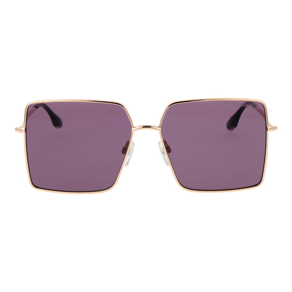 Trussardi Gold Stainless Steel Sunglasses