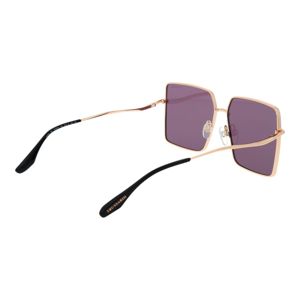 Trussardi Gold Stainless Steel Sunglasses