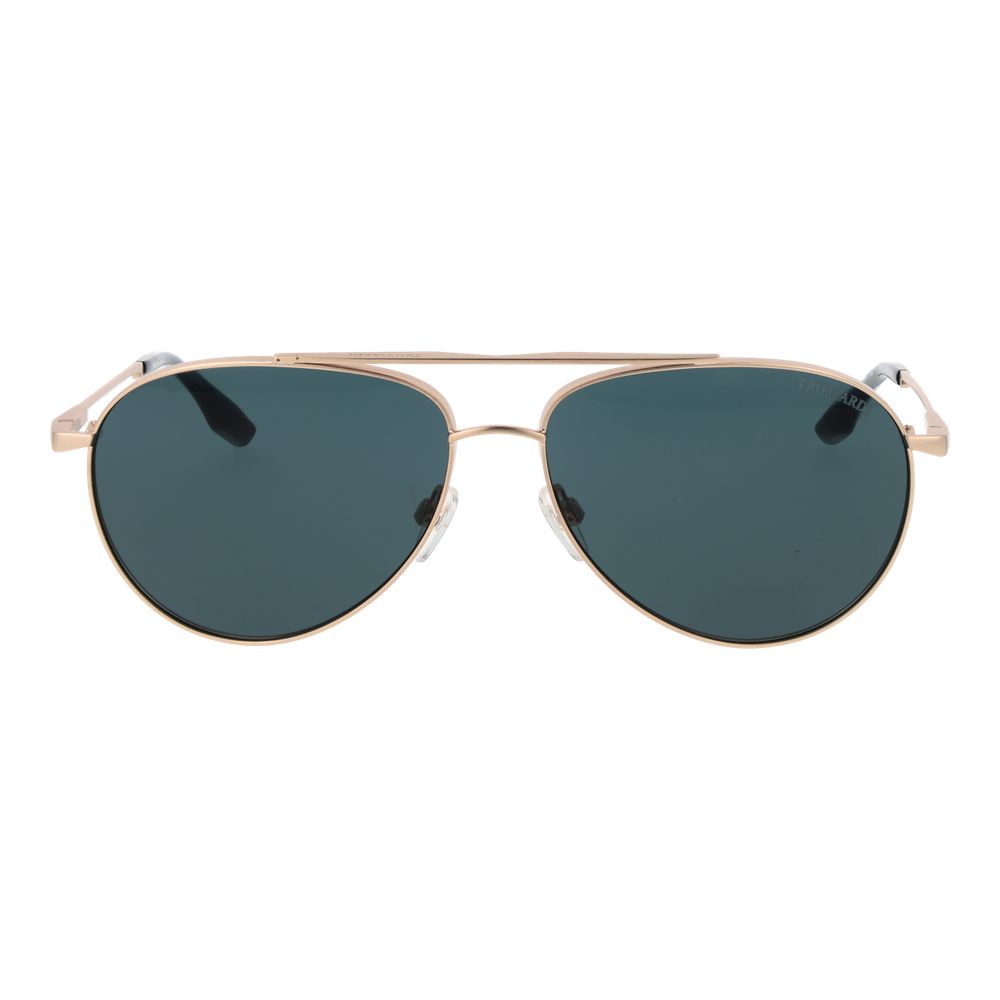 Trussardi Gold Stainless Steel Sunglasses
