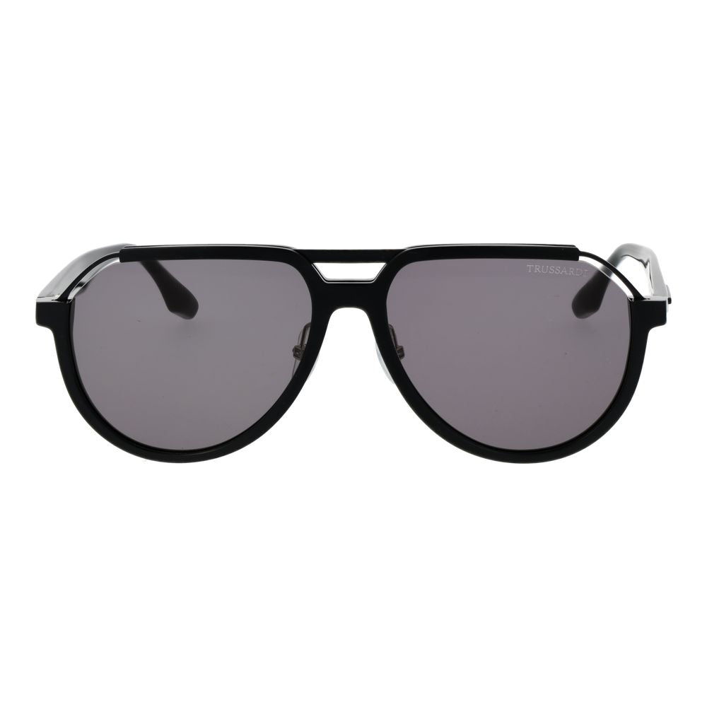 Trussardi Black Acetate Sunglasses