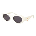 Trussardi White Acetate Sunglasses