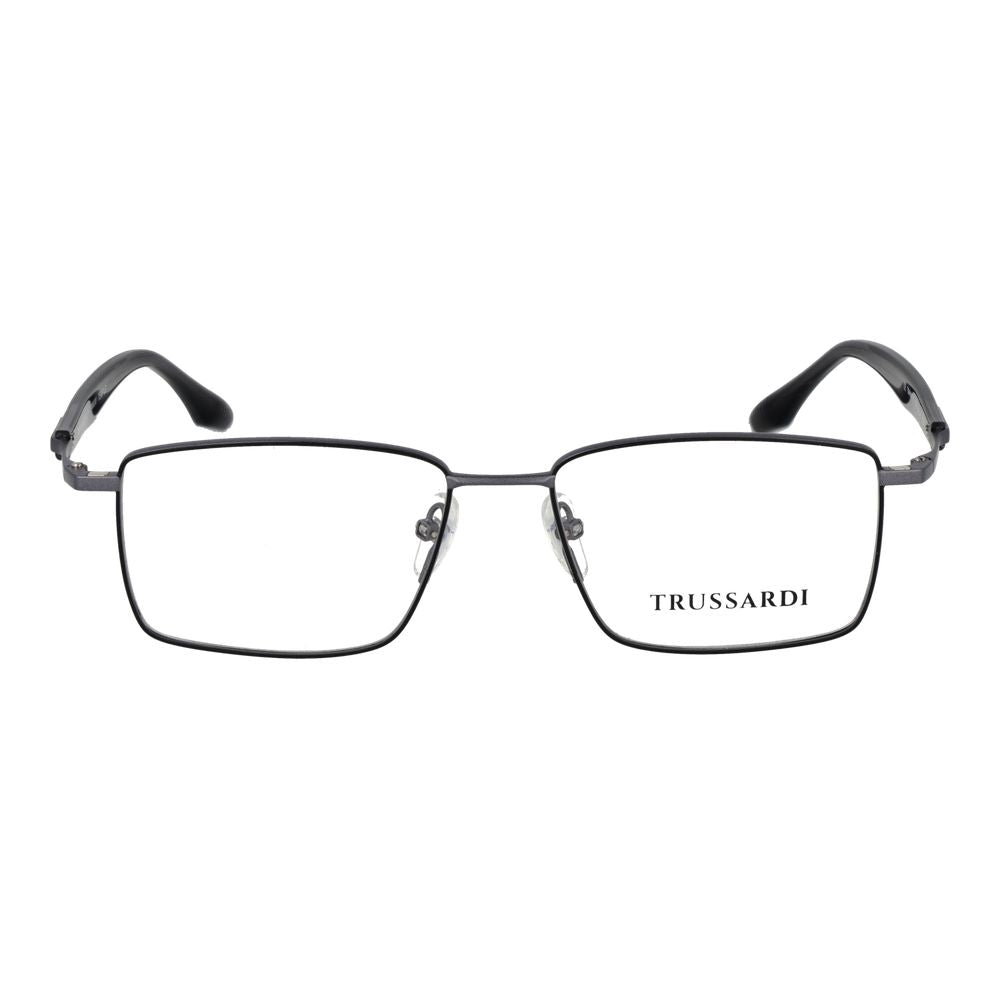 Trussardi Gray Stainless Steel Glasses (Frames)