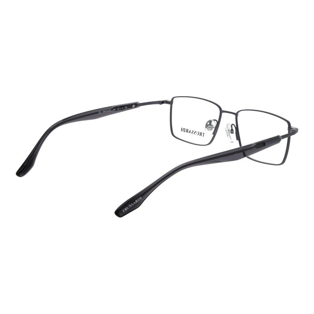 Trussardi Gray Stainless Steel Glasses (Frames)